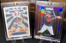 🔥Juan Soto⭐️GPK Shuffling Soto🚀Stained Glass🔥Purple Refractor Prizm🔥🚀NY🚀⭐️