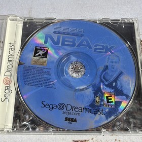 NBA 2K Sega Sports Dreamcast 1999 Basketball Game Disc & Case No Manual Tested