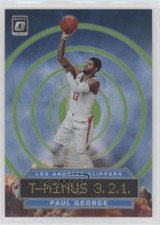 2019 Panini Donruss Optic T-Minus 3 2 1 Lime Green Prizm /149 Paul George #3 1u6