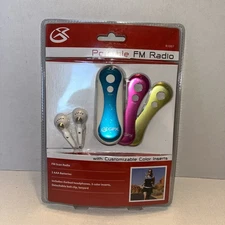 GPX R1007 Portable AM/FM Pocket Radio with Headphones New In Package