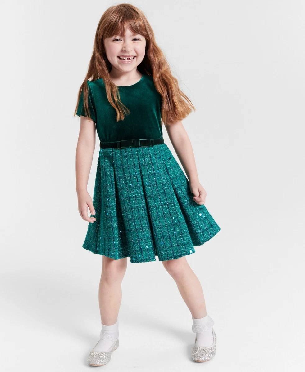 Robe Fille Rare Editions Verte Taille 7 - Très Bon état Occasion