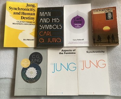 C. G. Jung - Lot of 7 Vintage Paperback Books / Man & His Symbols / Aspects Of