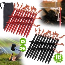 18cm Tool Aluminum Alloy Round Tent Stake Accessories Tent Pegs Camping Nails