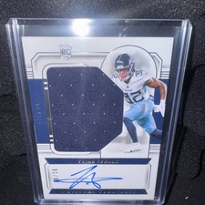 2023 National Treasures Tyjae Spears Crossover Rookie Patch Auto Holo Silver /99