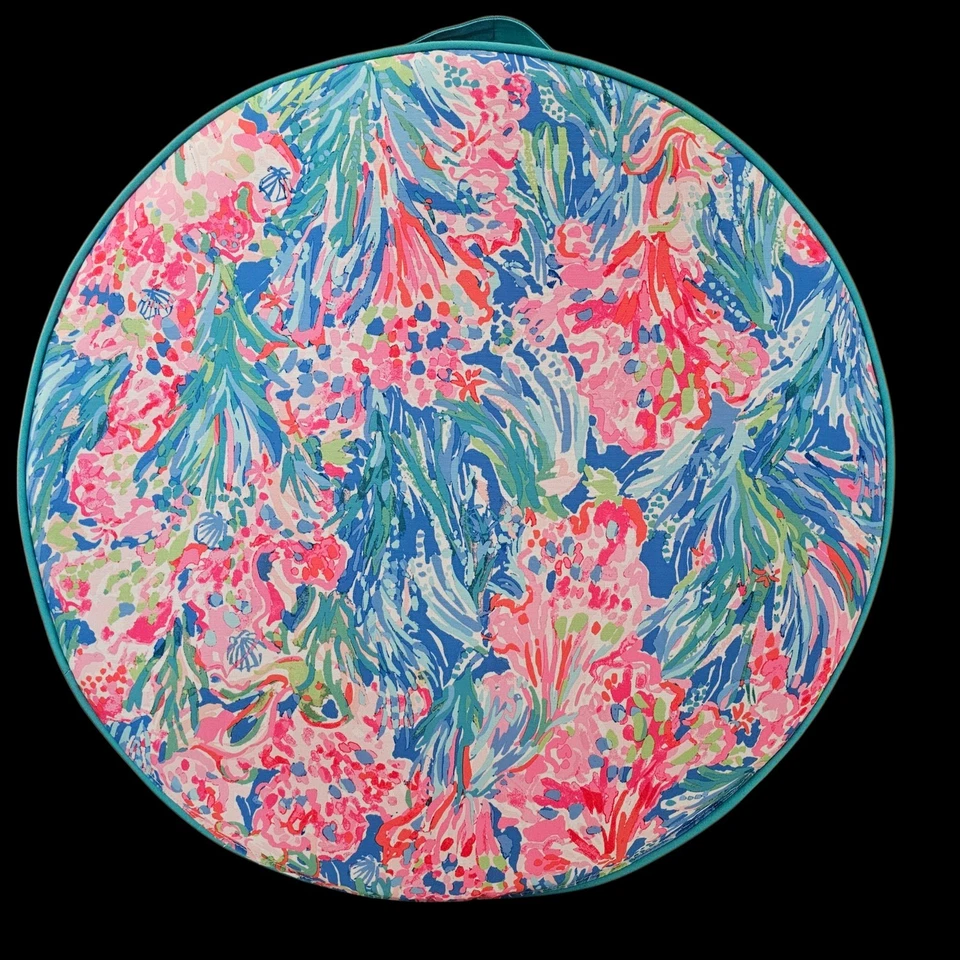 Lilly Pulitzer x Pottery Barn 24" Floor Cushion Pillow Indoor Outdoor RARE - Image 2 of 4