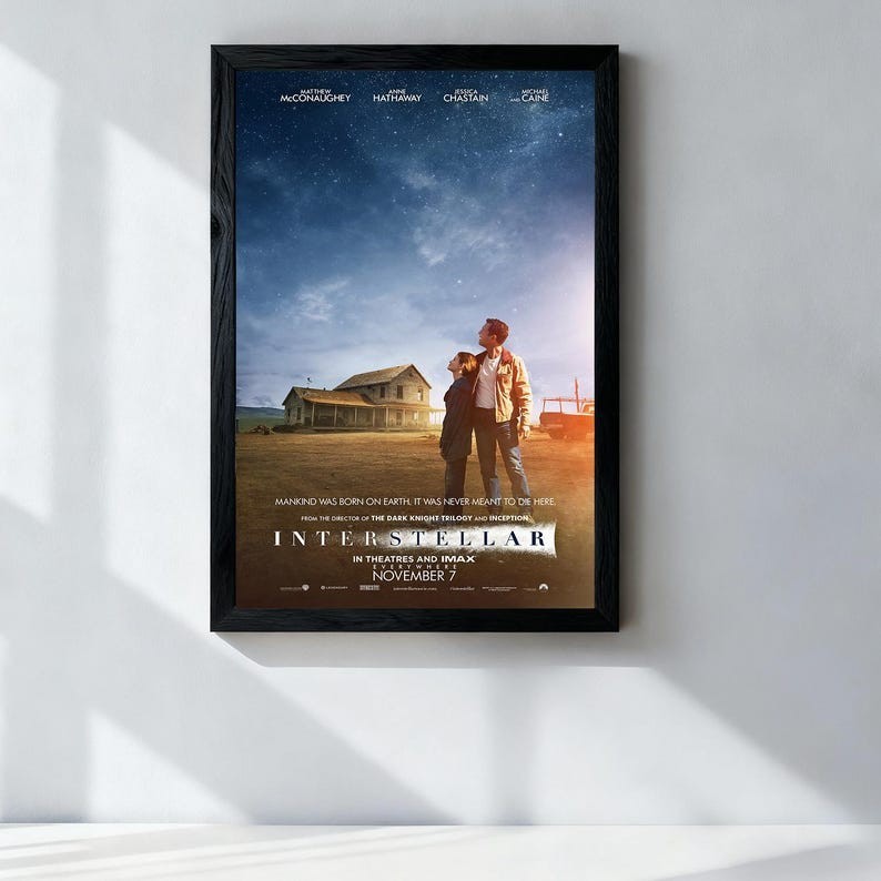 Interstellar Space Odyssey IMAX poster film di fantascienza foto 4