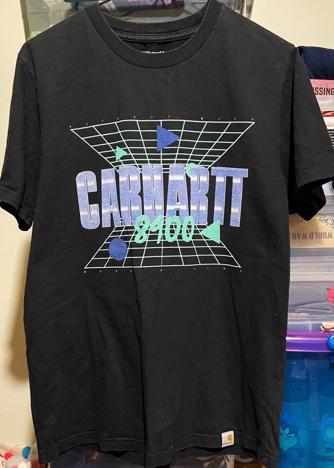 Carhartt T-Shirt Mens WIP 8900 THROWBACK 80s RETRO - SIZE MEDIUM