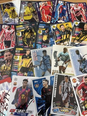 match attax, Shoot Out und andere signierte Karten.13