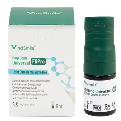 HugeBond 6ml Dental Universal FliPro Light Cure Bonding Material Resin Adhesive