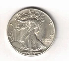 1942 50C Walking Liberty Half Dollar UNC