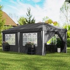 Tetto Di Ricambio Per Gazebo 3x3m Beige - Impermeabile, Con Ventilazione, Per Quick-Star - Foto 12