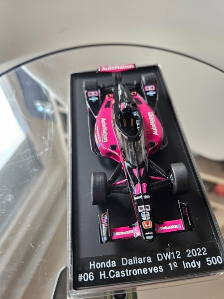 1/43 3D Dallara-Honda DW12/22 Helio Castroneves.Winner Indy 2022. Artesanal