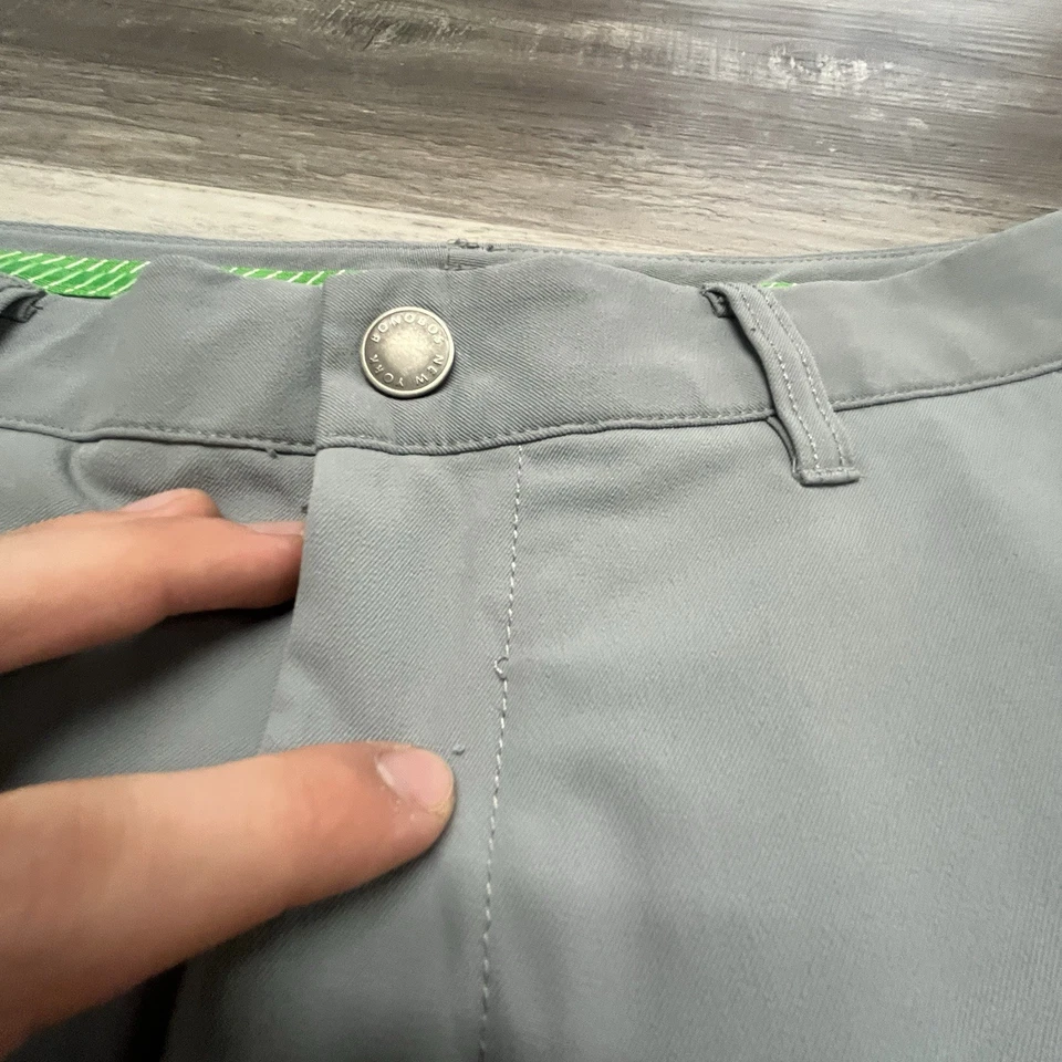 Pantalones Cortos de Golf Bonobos Para Hombre 32 Gris Rendimiento Elastizados 8" Entrepierna Ligeros Pizarra Foto 3 de 4
