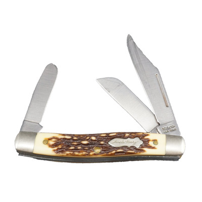 Vintage Schrade Uncle Henry 885UH Senior Rancher Stockman Pocket Knife