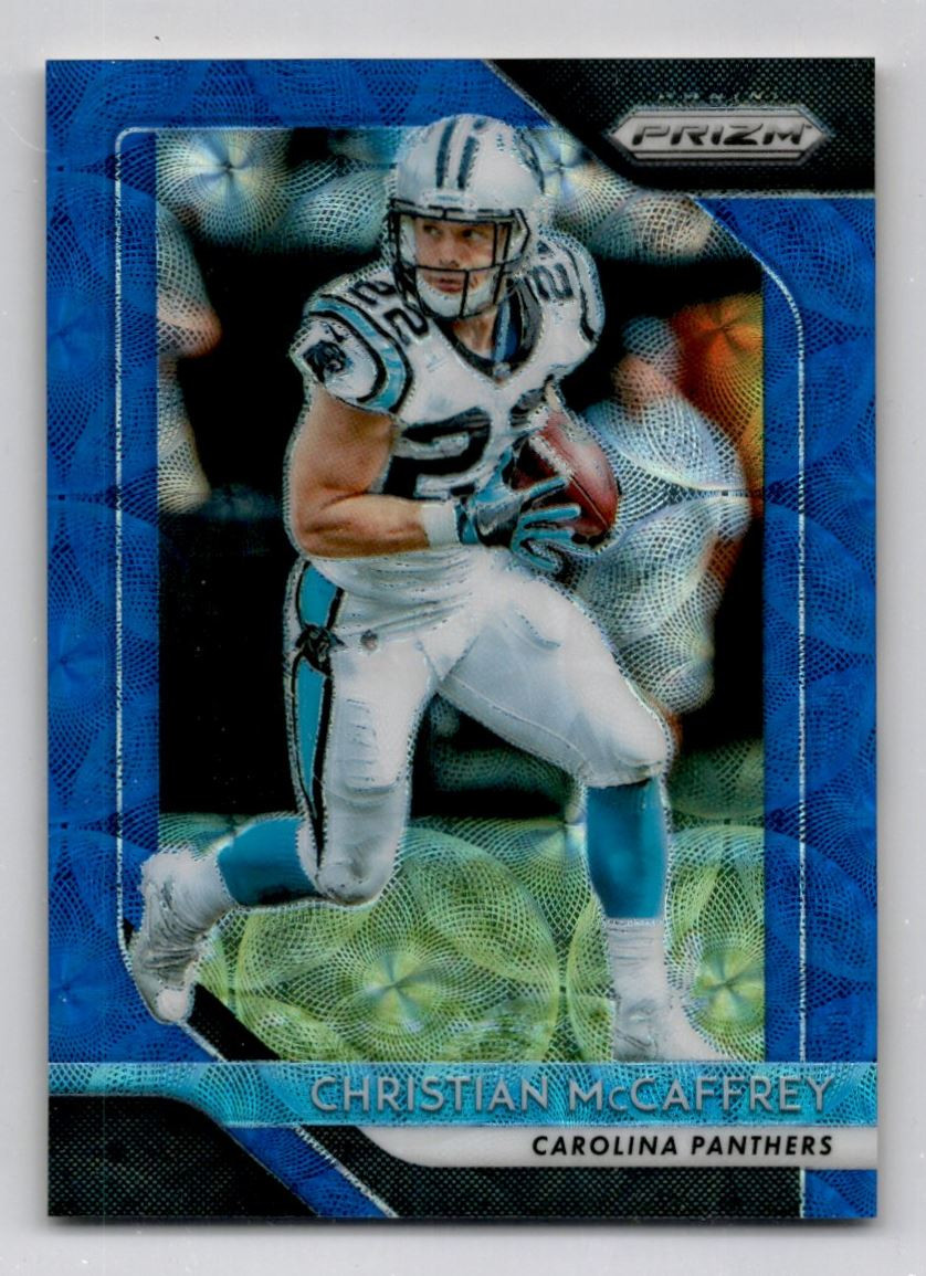 2018 Panini Prizm Blue Scope Christian McCaffrey #45/99 Carolina Panthers #172
