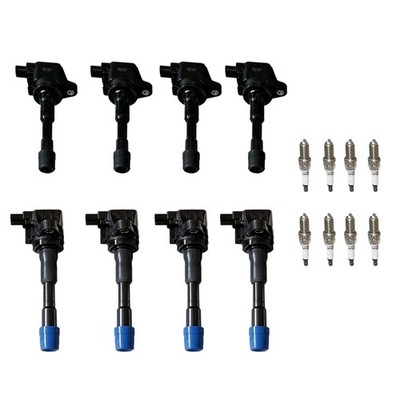 8X Ignition Coil & Iridium Spark Plug For 10-14 Honda Insight 1.3L 30521RBJ013
