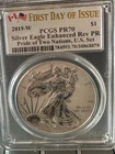2019-W $1 American Silver Eagle Enh Rev PR70 First Strike Pride of Two Nations