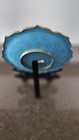 Vintage Chinese Cloisonne Bird/flower Plate w. Stand — photo 4