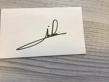 AUTOMOBILIA-MARIO ANDRETTI AUTOGRAPH-INDY 500-GRAND PRIX-SEBRING-FERRARI