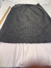 Bristol County Vintage 100 Wool Houndstooth Skirt Made in USA Womens Size 16