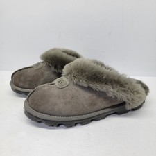 UGG Women Size 9 Coquette Slipper 5125 Grey Twinface Sheepskin In/Outdoor