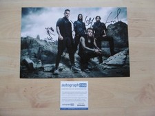 Papa Roach band autographs signed 20x30 cm photo ACOA