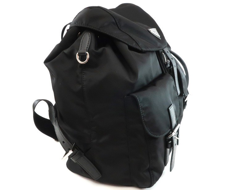 Condition PRADA Re Nylon 1BZ811    Model Backpack Medium Black PRADA Re Nylon 3 thumbnail 5
