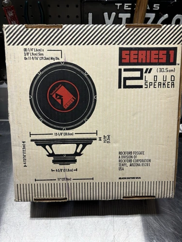 Old School Series 1 Rockford Fosgate 12” Sub. Brand New Excellent Shape!