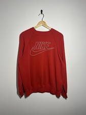 Vintage 90s Nike Grey Tag Made In USA Swoosh Logo Crewneck Sweatshirt XL