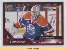 2016-17 Upper Deck Compendium Red Laurent Brossoit #407 READ n7v