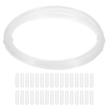 2.5mm x 2.5mm x 10 Yards Boning for Sewing, Corset Webbing Boning with End Cap