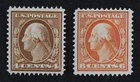 CKStamps: US Stamps Collection Scott#334 Washington Unused Regum #336 Mint H OG