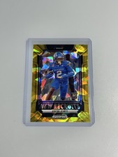 2025 Panini Prizm Draft Picks - New Recruits Ashton Jeanty #9 Gold Ice Prizm...