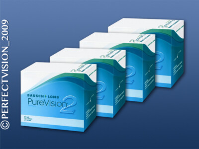 4x6 PUREVISION 2 HD Monatslinsen Bausch&Lomb + Behälter gratis!