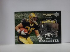2006 Upper Deck 1000 Yard Rushing Club Deuce McAllister #1KR-DM