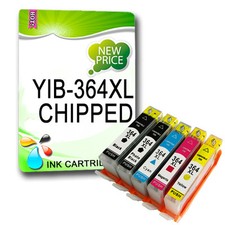 5pk ink cartridges unbrand fits for HP 364 PhotoSmart series printer