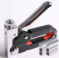 Handtacker Set Mit 1.000 Klammern 10 Mm - Mit Verstellbarer SchlagstäRke