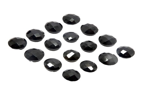 Ensemble De Clous Ovales En Onyx Noir Par Baade – Neuf (exposé) – Pour Percage