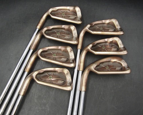 Set of 7 x Left-Handed Ping ISI BeCu Green Dot Irons 4-PW Regular Steel Shafts* - Picture 2 of 6