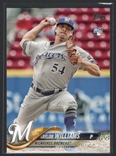 Taylor Williams 2018 Topps #505 Rookie - Milwaukee Brewers