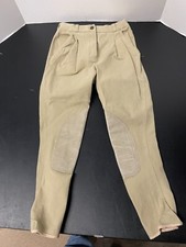 PYTCHLEY RIDING EQUESTRIAN PANTS SZ 26 TAN COTTON /LYCRA