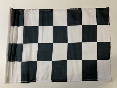 Racing Stockfahne, Start-Ziel Flagge, Fahne, 30x45cm ohne Stock