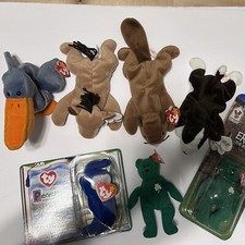 Lot of 7 Beanie Babies Misc. Animals