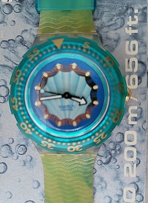 Swatch SCUBA Seahorse SDK119 Taucheruhr OVP Rarität