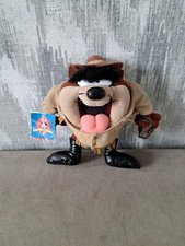 Vintage Taz Tazmanian Devil Plush 1997 Looney Tunes With Tags