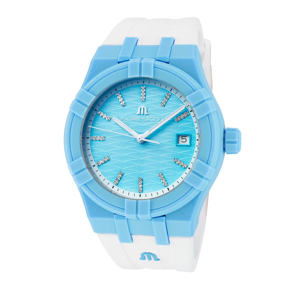 Maurice Lacroix Men's Aikon #Tide 40mm Quartz Watch AI2008-AAAA1-3A0-0