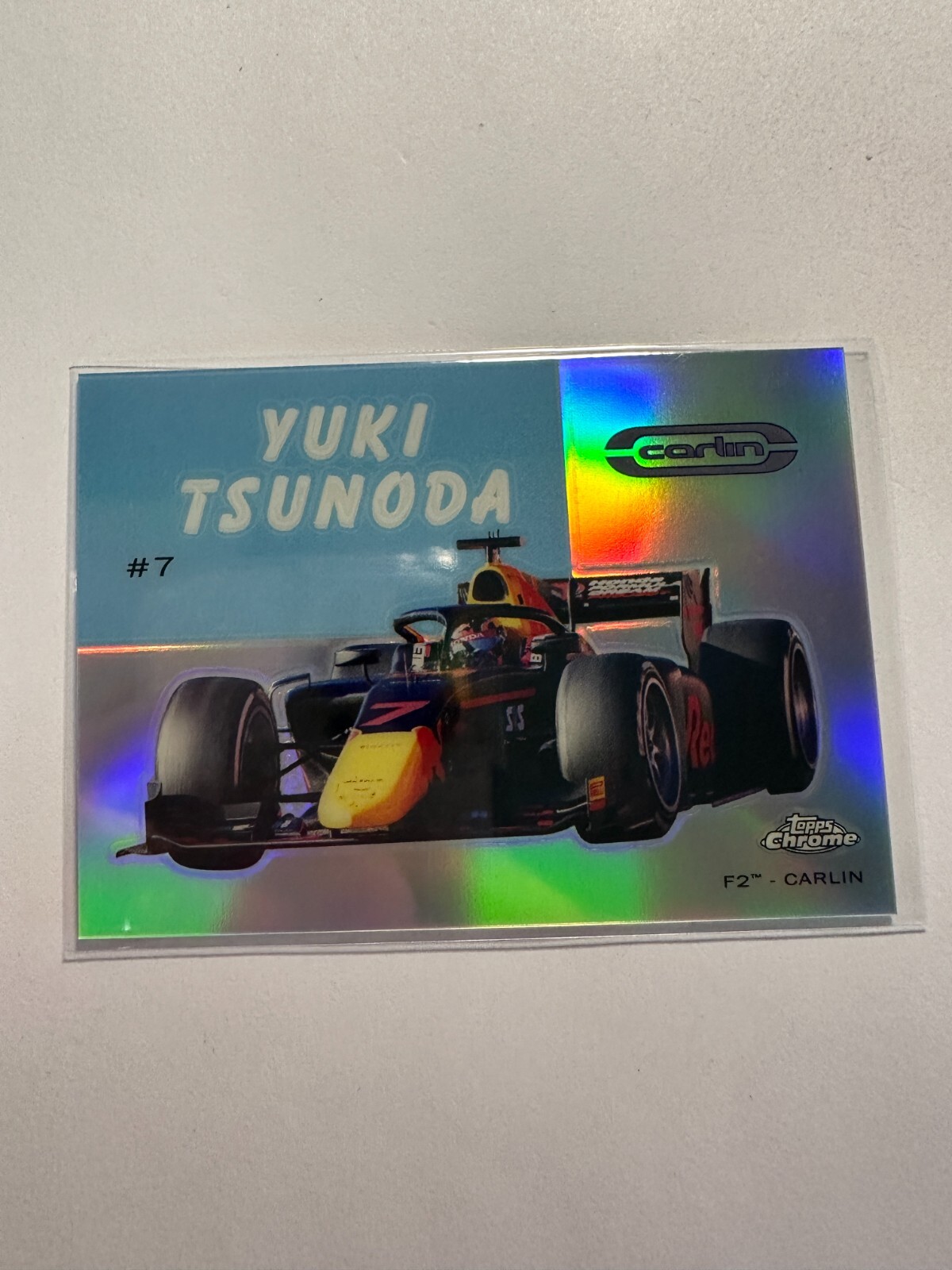 K16,698 - 2020 Topps Chrome Formula 1 '54 World on Wheels #54W28 Yuki Tsunoda