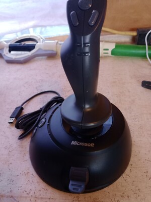 Joystick X08-59073 Microsoft Sidewinder Computer PC USB Flightstick Controller
