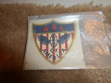 Vintage  -  ABL of America Shield Decal - "NOS"