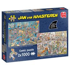Jan van Haasteren - Das Renovierungsprojekt & Der Baumarkt 2x 1000 Teile Puzzle